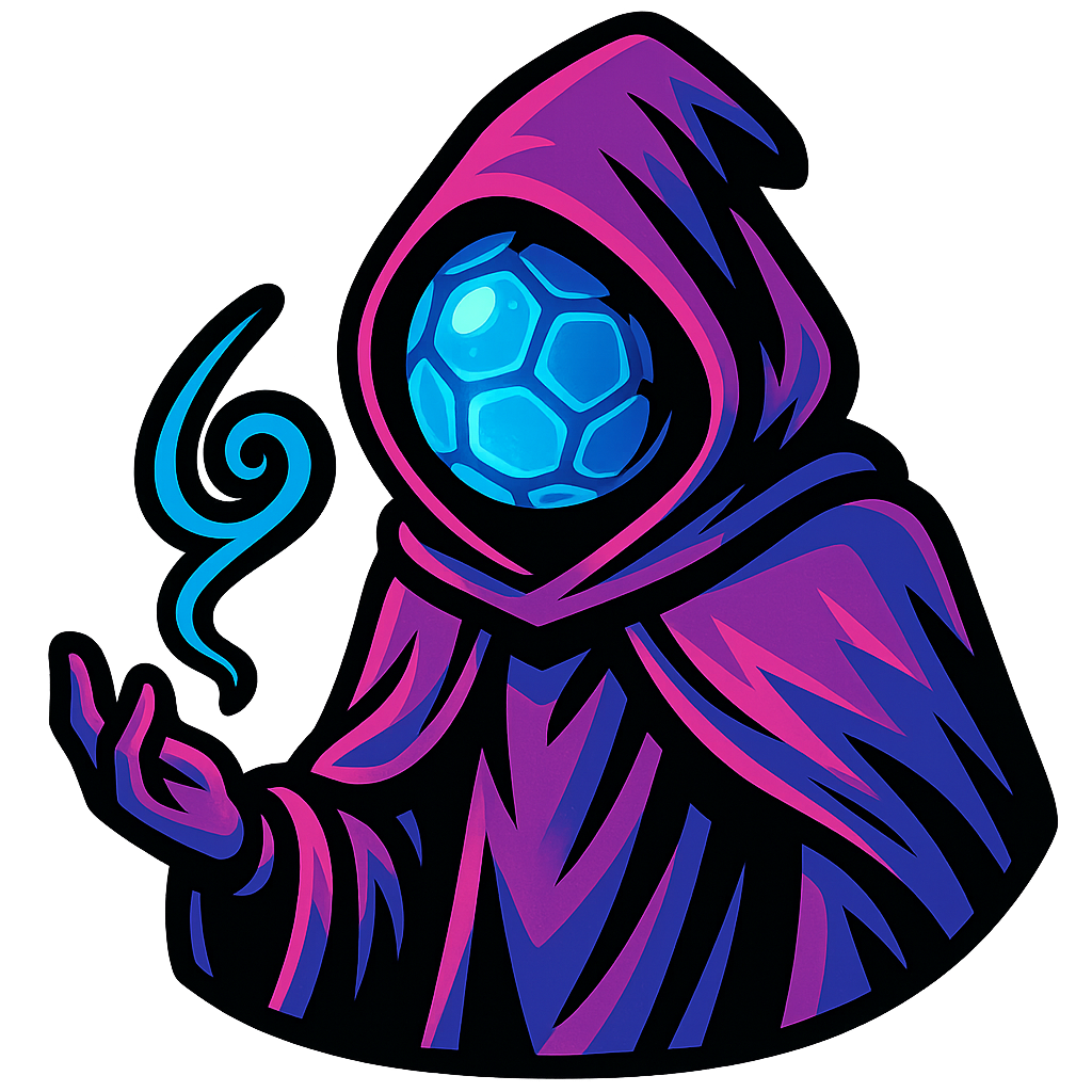 Fred wizard football oracle illustration